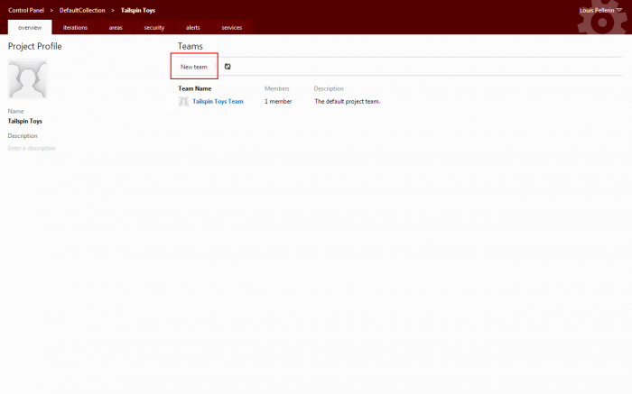 Teams - Administration New Team
