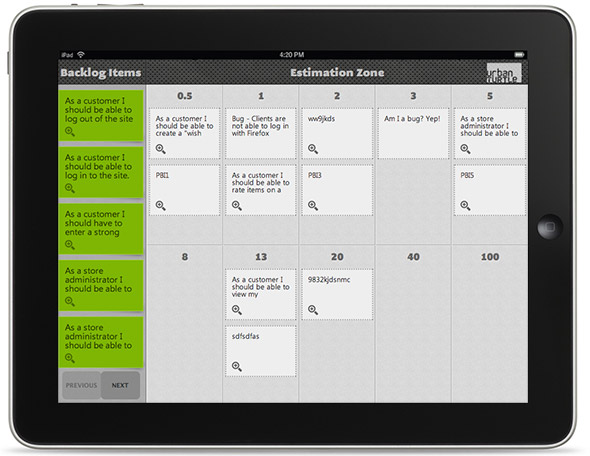 Estimation Zone Estimation Zone
